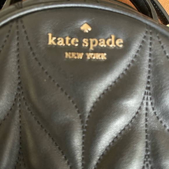 Kate Spade Mini Backpack Black Very Gently Used - Picture 3 of 3